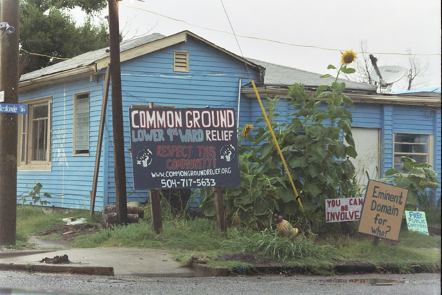 Photo of Common Ground relief house in the Lower Ninth Ward