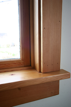 Photo of certified fir window sills - Click for a larger image