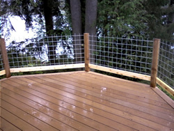 Photo of Composite and Cedar Deck - Click for a larger image