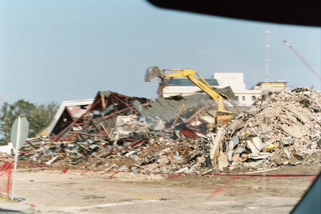 Photo of Building reduced to rubble