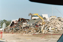 Building reduced to rubble - Click for a larger image